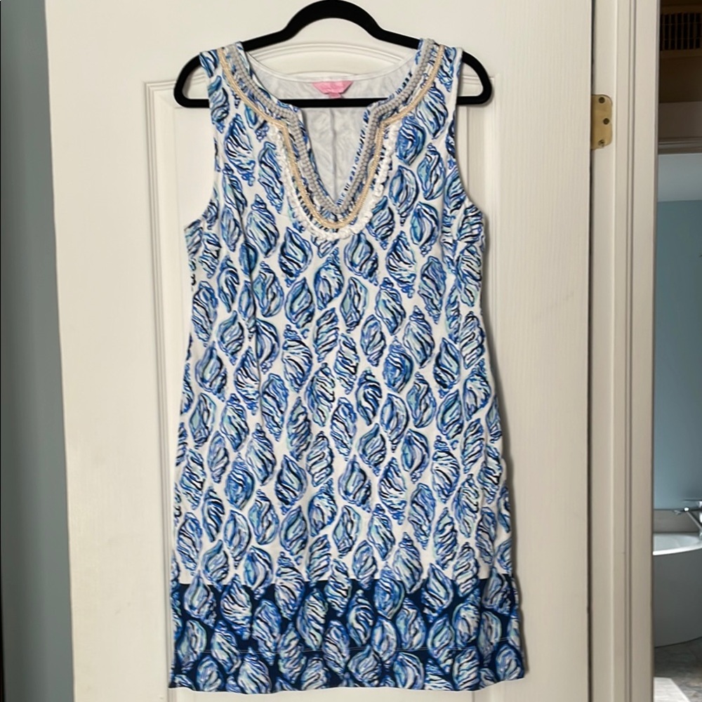 Lily Pulitzer Cotton seashell beach mini dress